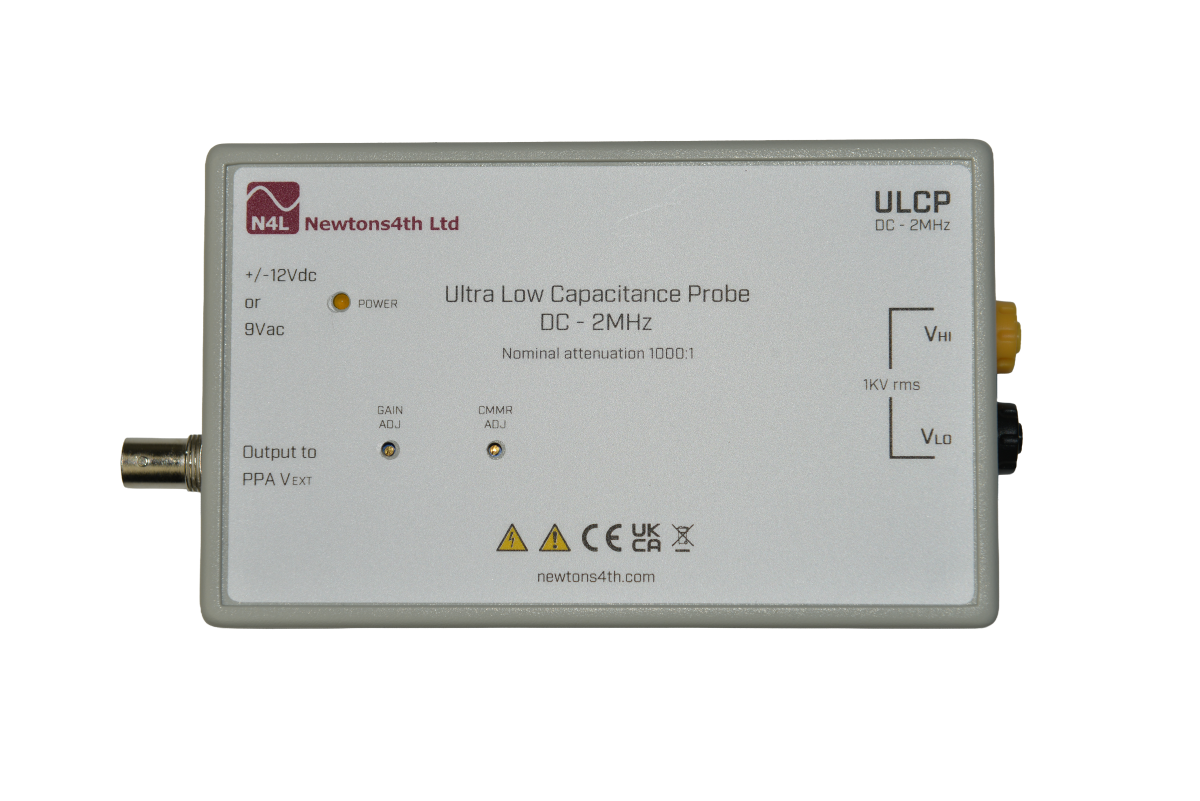 Ultra Low Capacitance Probe featuring an a capacitance to ground of 1pF and outputs a different signal.