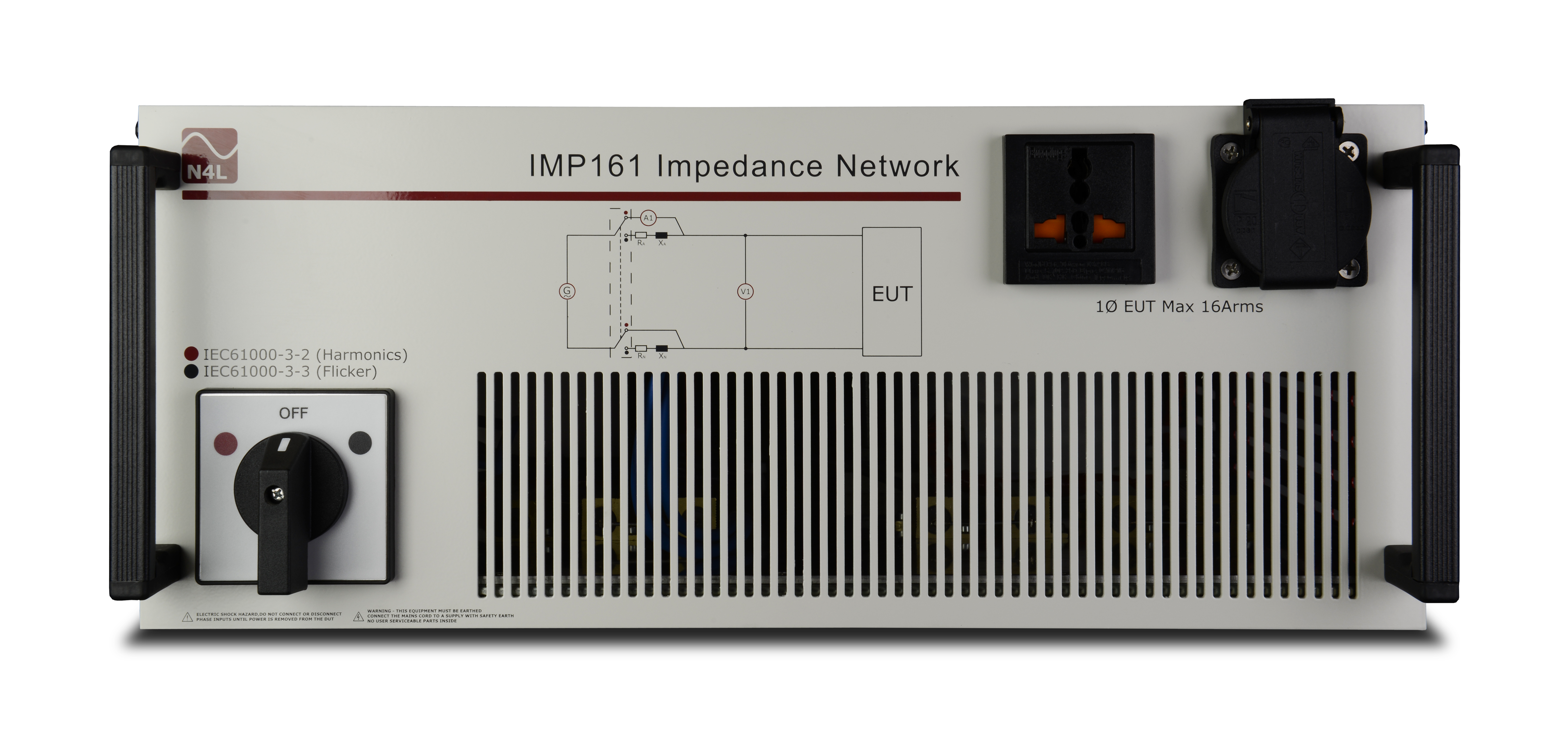 IMP161 front panel